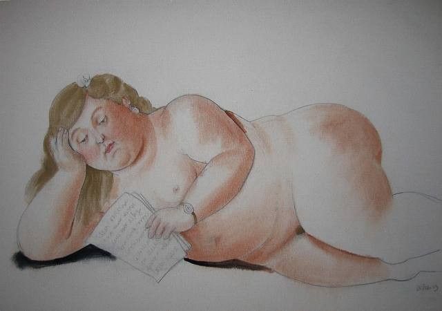 Fernando Botero The Love Letter